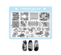 Piastre per stamping unghie vari modelli e disegni per manicure a | Kit Stamping Per Matrimonio Partito Preparazione In Studio Principiante Allenamento Pratica Unghie Salone Bellezza Da Fare