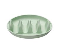 Piastre per tacos, supporto per tacos con divisori, riutilizzabile, in silicone, per servire tortilla, pasti veloci, in famiglia, feste, hosting, riunioni