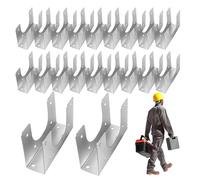 Piastre per unghie per stili - 20 pezzi di scarpe a perno di supporto galvanizzate | Piastra per unghie multifunzionale,Per la costruzione di in edilizia commerciale e residenziale