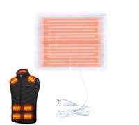 Piastre Riscaldanti Elettriche per Indumenti | Tappetino Riscaldante USB 5V - Termocoperta Elettrica per Abbigliamento - Per Giubbotto, Giacca, Campeggio,