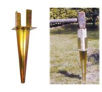 Piastre Supporti per travi a terreno Art. 955 - Trave 120x120 mm.