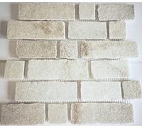 Piastrella a mosaico in ardesia naturale bianca con punto beige per pavimenti, pareti, bagno, WC, doccia, cucina, specchio per piastrelle, rivestimento per vasca da bagno, mosaico
