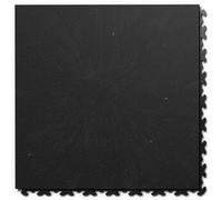 Piastrella a scatto in PVC, effetto pelle, 6,7 mm, per uso industriale, profilo antiscivolo nero ECO