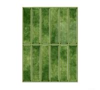 Piastrella Backsplash della parete del vinile con il disegno della metropolitana del vetro di mare per la decorazione della cucina Materiale ABS 23 17cm Dimensioni (GST01)