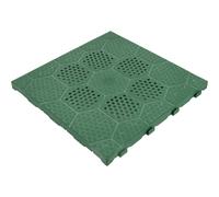 Piastrella da esterno autobloccante in polipropilene Easy line verde 40x40 cm Verde