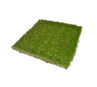 Piastrella da esterno erba sintetica Greenplate verde 40x40 cm Verde - erba