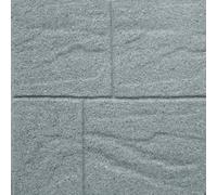 Piastrella da esterno in cemento mattone grigio 40x40 cm Grigio