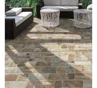Piastrella da esterno in gres porcellanato Abbazie multicolore 25x50 cm 1,25 m² Multicolor