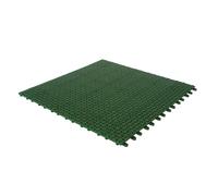 Piastrella da esterno in polipropilene Multiplate drenante verde 55x55 cm Verde