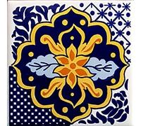 PIASTRELLA IN CERAMICA DECORATE 10X10XH1, CERAMIC TILE (ordine minimo 5 pezzi anche l'uno diverso dall'altro)