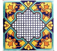 PIASTRELLA in Ceramica VIETRESE Decorate 10X10XH1, VIETRI Ceramic Tile (Ordine Minimo 5 Pezzi Anche l'uno Diverso dall'altro)