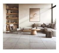 Piastrella in gres porcellanato Beton Tendace grigio 60,4x60,4 cm 1,46 m² Grigio - cemento