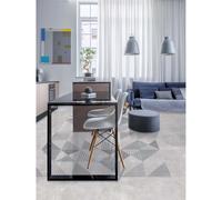 Piastrella in gres porcellanato Calcis pietra grigio chiaro 60x60 cm 1,44 m² Grigio -chiaro