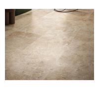 Piastrella in gres porcellanato Pietra travertino 60x60 cm 1,44 m² Beige