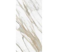 Piastrella in gres porcellanato rett Eternal Marble gold 60x119,8 cm 1,44 m² Bianco-marmorizzato