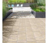Piastrella in gres porcellanato Vesuvio beige 30x15 cm 0,99 m² Beige pietra