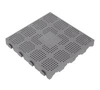 Piastrella in polipropilene grigio 40 x 40 cm