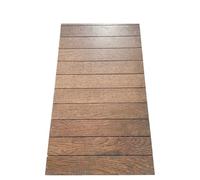 Piastrella mattonella gres pocellanato a mosaico su rete effetto legno scuro 30 x 60 cm 1' scelta made in Italy, prezzo riferito a 1 singolo pz