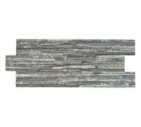 Piastrella Mattonella Gres Porcellanato Effetto Pietra, ardesia sfumato dim 16 x 40 cm, 14 Pezzi, 0,90 mq, per Rivestimento Interno/Esterno