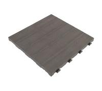 Piastrella Pavimento in Polipropilene 40 x 40 x 2,5 cm E40 Lm Effetto Legno