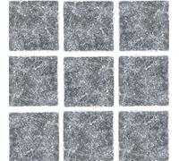 Piastrella Travertino Pietra Naturale Mosaico Marmo Antico Antracite Fino Nero
