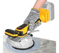 Piastrellatrice per piastrelle, Piastrella macchina Vibratori Piastrelle 50 kg, Vibratori Piastrelle Compatibile con D-ewalt 20V Akku, Piastrellatrice Elettrica Piastrelle 8 Velocità Regolabili 130mm