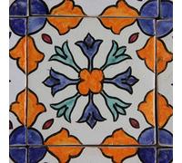 Piastrelle 10 x 10 cm Aya dipinta a mano