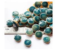 piastrelle a mosaico, 100 g 200 fai da te frammenti di mosaico in ceramica a forma pietra irregolare libera pezzi porcellana materiale fatto a mano collage piccole piastrelle(100g 01)