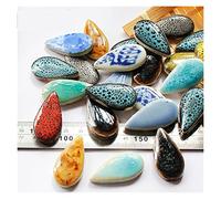 piastrelle a mosaico, 100 g 200 fai da te frammenti di mosaico in ceramica a forma pietra irregolare libera pezzi porcellana materiale fatto a mano collage piccole piastrelle(100g 05)