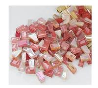 piastrelle a mosaico, 250 g di piastrelle for mosaico in vetro cristallo a specchio colore misto, forma irregolare, pietra for, materiali for fai da te, arte e artigianato(J)