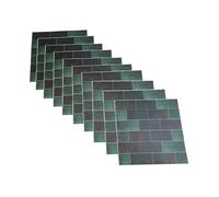 Piastrelle a mosaico per pareti o pavimenti di cucina e bagno, decalcomanie da parete 3D in PVC con resistenza all'acqua e all'olio, non è necessario rimuovere la colla o la malta (20 x 20 cm)