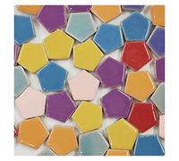 piastrelle a mosaico, Piastrelle for mosaico in ceramica creative, fai da te, hobby, artigianato, arte, materiali decorativi fatti a mano, varie miscele, mini piastrelle for irregolari 100 g(R)