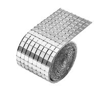 Piastrelle a specchio per lavori di bricolage - 5 mm x 5 mm grandi strisce autoadesive in a mosaico, 1600 pezzi, per cucina, casa, soggiorno, parete, decorazione per feste, fai da te