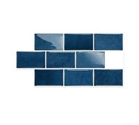 Piastrelle adesive da parete per cucina, paraschizzi, impermeabili, autoadesive, resistenti al calore, facili da installare, senza malta o attrezzi, stile moderno, 15,5 x 30,5 cm, colori assortiti