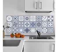 PIASTRELLE ADESIVE DECORATIVE PER CUCINA BAGNO SCALE 10 X 10 SET 24 PEZZI