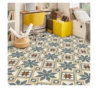 Piastrelle Adesive Pavimento 1 set di 10 adesivi for pavimenti in stile retrò, autoadesivi, resistenti all'usura, impermeabili, antiscivolo, carta da parati(10pcs 30X30CM)