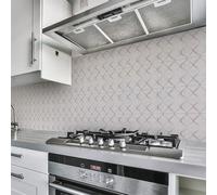 Piastrelle Adesive Pavimento Oro Rosa Grigio Pavimento Pvc Adesivo Rimovibile Piastrelle Adesive Cucina Bagno Impermeabile Paraschizzi Cucina Adesivo Adesivi Murali 15x30cm/12 pcs