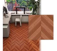 piastrelle adesive pavimento Piastrelle for pavimenti con motivo a venature del legno, spesse 0,08 pollici, adesivi for pavimenti autoadesivi rimovibili in PVC(Style D,4㎡/43.04sq ft=12pcs)