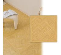 piastrelle adesive pavimento Piastrelle for pavimenti con motivo a venature del legno, spesse 0,08 pollici, adesivi for pavimenti autoadesivi rimovibili in PVC(Style G,6㎡/64.56sq ft=17pcs)