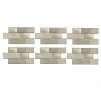 Piastrelle autoadesive 3D epossidiche da parete per cucina, in PVC, impermeabili, resistenti all'olio, decorazione per la ristrutturazione della casa moderna (D-008)