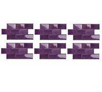 Piastrelle autoadesive 3D epossidiche da parete per cucina, in PVC, impermeabili, resistenti all'olio, decorazione per la ristrutturazione della casa moderna (D-010)