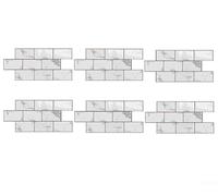 Piastrelle autoadesive 3D epossidiche da parete per cucina, in PVC, impermeabili, resistenti all'olio, decorazione per la ristrutturazione della casa moderna (D-002)