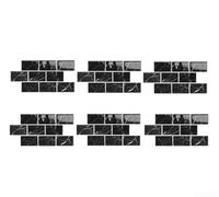 Piastrelle autoadesive 3D epossidiche da parete per cucina, in PVC, impermeabili, resistenti all'olio, decorazione per la ristrutturazione della casa moderna (D-001)