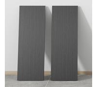 Piastrelle autoadesive per pavimenti, Piastrelle Autoadesive in PVC Effetto Legno Multicolor 8-12x60cm(Black,12 * 60cm*10 pcs)