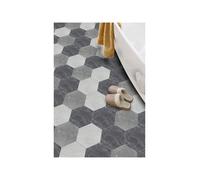 Piastrelle autoadesive per pavimenti, Piastrelle for pavimenti autoadesive esagonali con venature del legno, confezione da 11, multicolore(Db-6t11p-085b)