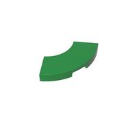 Piastrelle circolari 27925 curve, maccheroni, 50Pezzi, GDS-1277, compatibile con mattoncini Lego, colore: verde 28