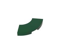 Piastrelle circolari 27925 curve, maccheroni, 50Pezzi, GDS-1277, compatibile con mattoncini Lego, colore: verde scuro 141