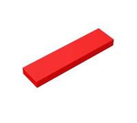 Piastrelle classiche in mattoni da costruzione 1x4, 110 pezzi, compatibile con parti e pezzi Lego 2431, set da gioco creativo compatibile con tutte le principali marche di mattoni (110 pezzi) (rosso)