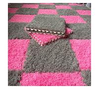 Piastrelle componibili in morbida schiuma, 30x30 cm, 50 pezzi, grigio-verde | Piastrelle di moquette in morbida e soffice schiuma ad incastro per la decorazione di casa e stanza dei giochi; 50 pezzi di