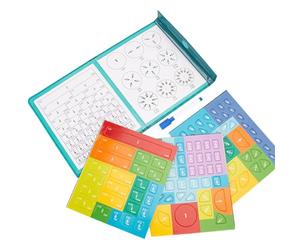 Piastrelle Con Frazioni Magnetiche - Mattoncini Con Puzzle Sulle , Libro Dimostrativo Magnetico, Piastrelle Per L'insegnamento Della Matematica Con Le Radici | Giocattoli Con Frazioni Adatti P